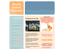 Tablet Screenshot of beechgreennursery.co.uk